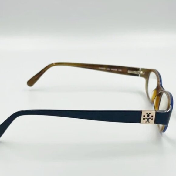 Tory Burch Blue Eyeglasses w Gold Logo TY2009 844 Size 50-18-135 main image 7